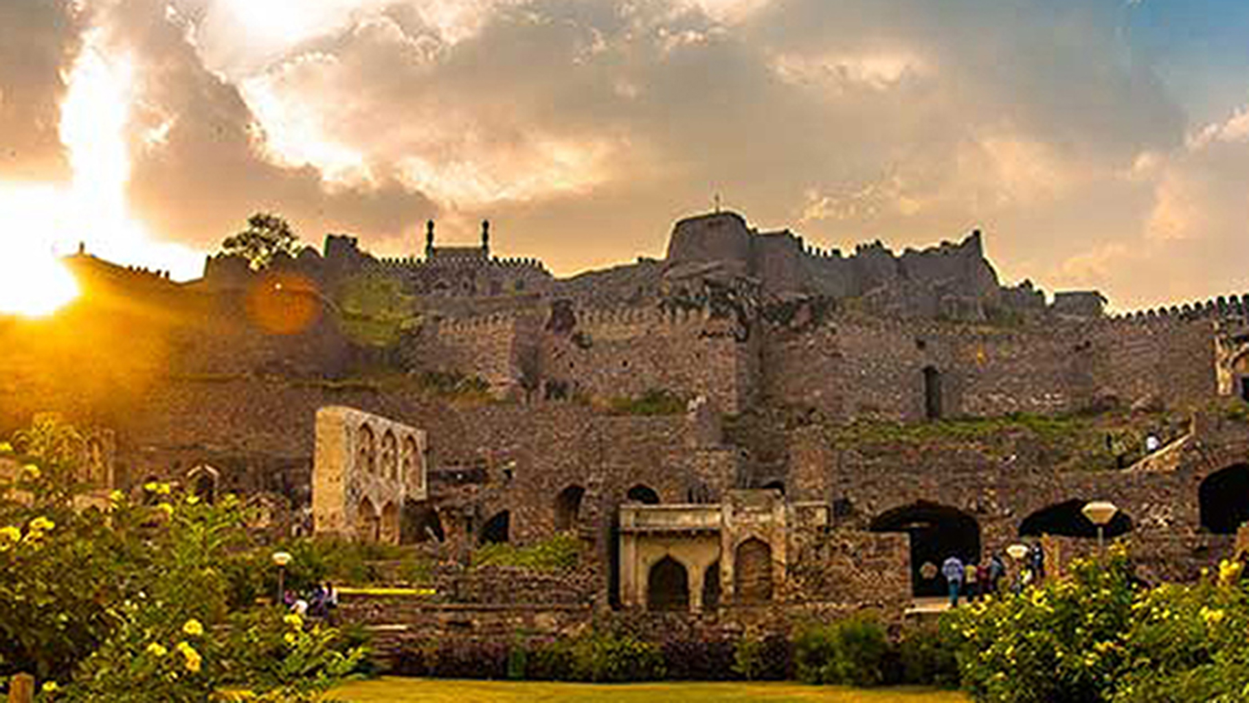 Golconda Fort At Night